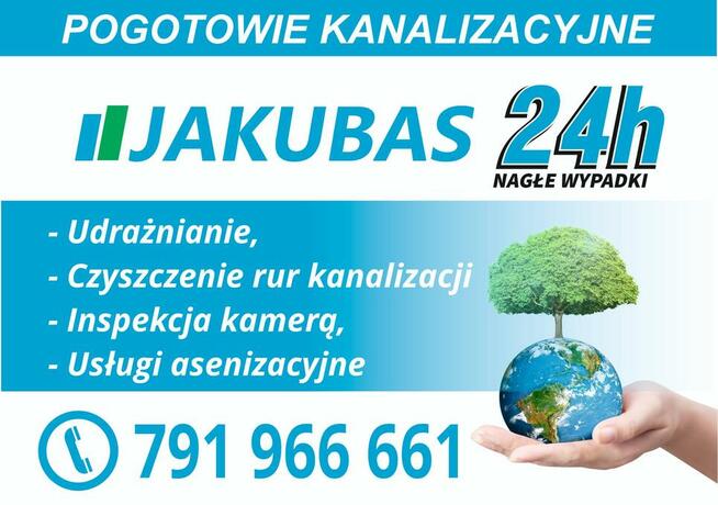 Inspekcja kamerą kanalizacji pogotowie kanalizacyjne 24h