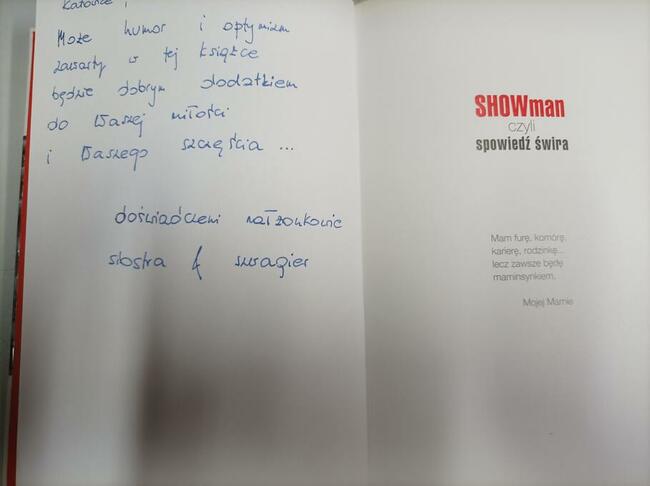 Szymon Majewski, Showman czyli spowiedź świra