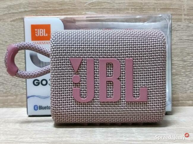 Głośnik Bluetooth JBL GO 3 różowy jak nowy! Okazja!