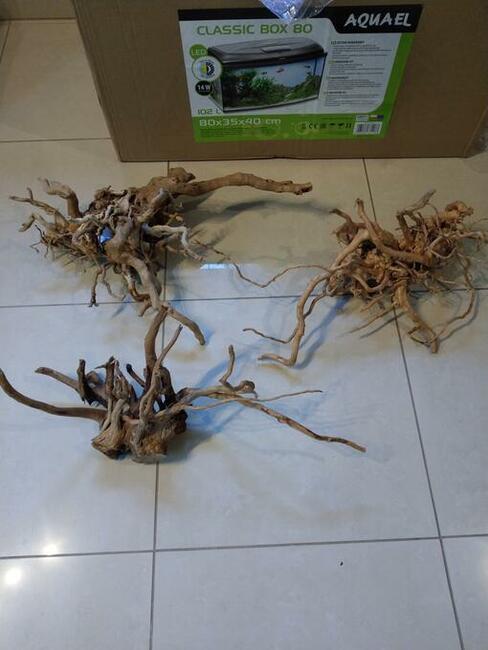 Korzenie japońskie małe i średnie do akwarium terrarium