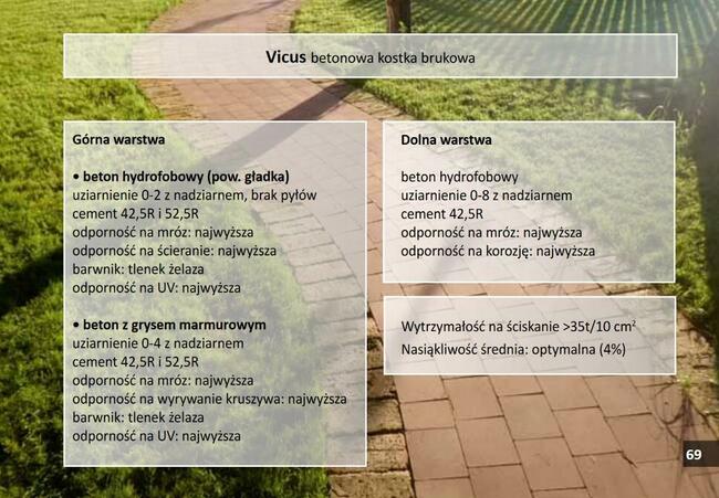 Kostka z rysem marmurowym Vicus | Kar-Group