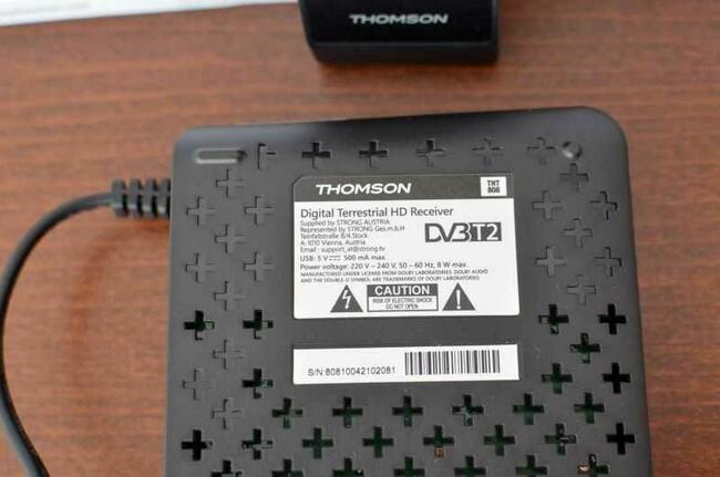 THOMSON THT808 - dekoder/tuner/odbiornik DVB-T2