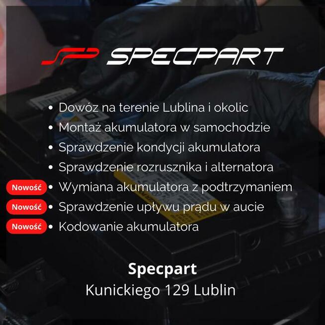 Akumulator 45Ah 350A PROTON