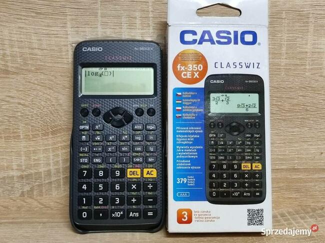 Kalkulator naukowy Casio FX-350CEX super sprzęt! Okazja!