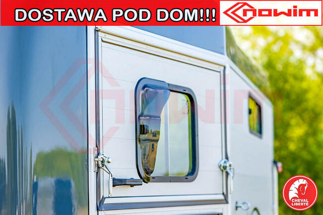 Przyczepa do koni Touring XL dla dużych koni końska dwukonna