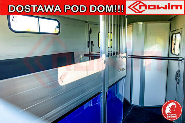 Przyczepa do koni Touring XL dla dużych koni końska dwukonna