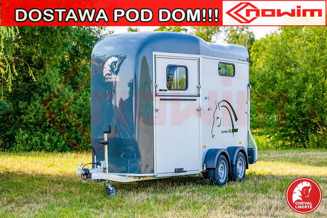 Przyczepa do koni Touring XL dla dużych koni końska dwukonna