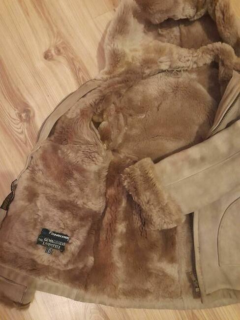 Okazja! Kożuch dziecięcy z naturalnej skóry jagnięcej