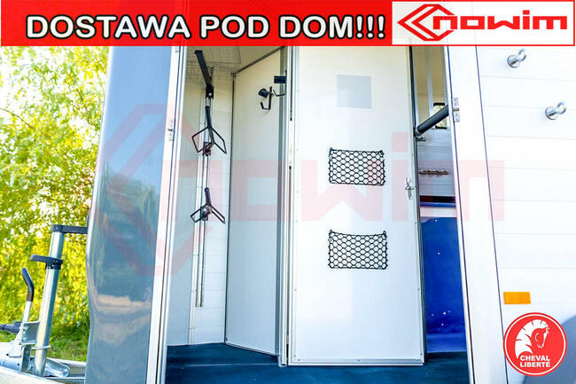 Przyczepa do koni Touring XL dla dużych koni końska dwukonna