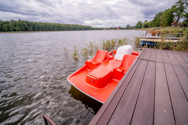 Duży dom dla grup nad jeziorem weekend na mazurach jacuzzi