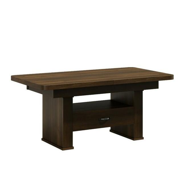 ŁAWA, ŁAWOSTÓŁ, ROZKŁADANY Z SZUFLADĄ ZAOWALONE ROGI