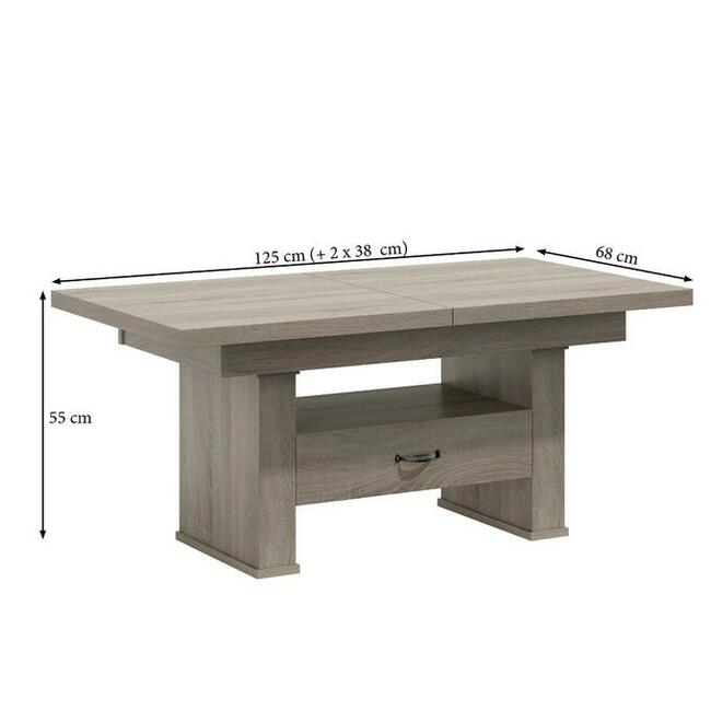 ŁAWA, ŁAWOSTÓŁ, ROZKŁADANY PODNOSZONY Z SZUFLADĄ