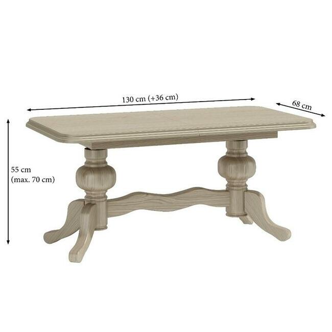 ŁAWA ŁAWOSTÓŁ ROZKŁADANA PODNOSZONA, NOGA BAŃKA