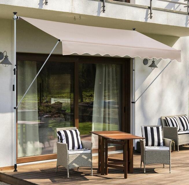 Promocja markiza ze składanym ramieniem markiza zaciskowa os