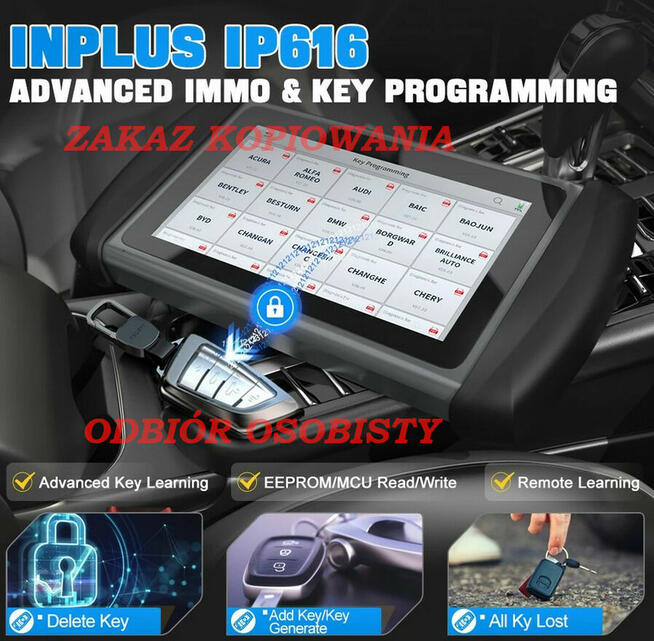 SKANER DIAGNOSTYCZNY XTOOL IP616, FULL SYSTEM DIAGNOSTICS