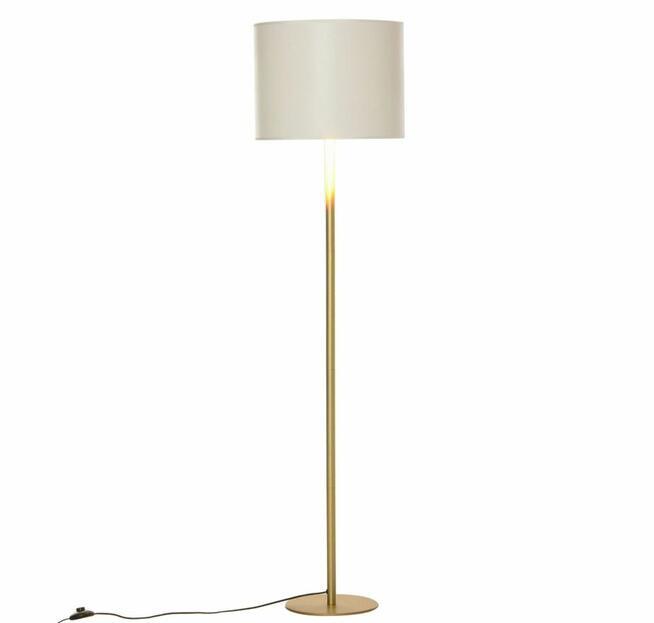 Lampa podłogowa z abażurem z PU w kształcie walca