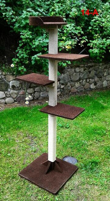 Drapak dla kota, solidne drewno Amiculus 8-DH