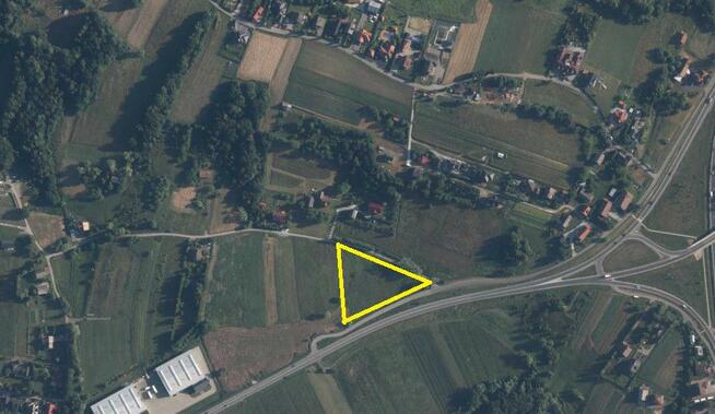 Działka usługowa Głogoczów gm. Myślenice,