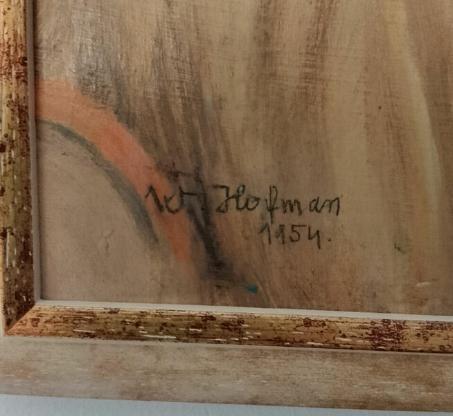 Wlastimil Hofman. Obraz Portret dziewczyny. 1954