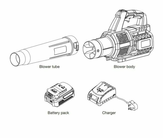 Dmuchawa HAWKSMOOR – 18V CORDLESS BLOWER