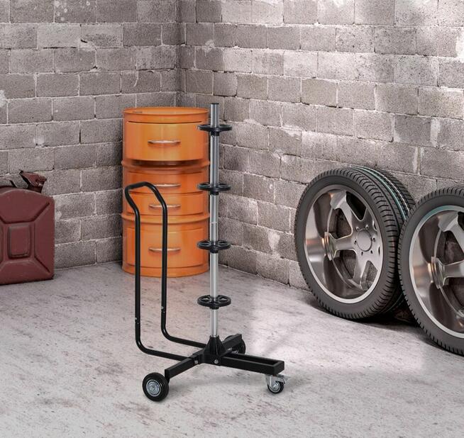 felga wózek opona stojak na opony uchwyt na opony 4 opony do