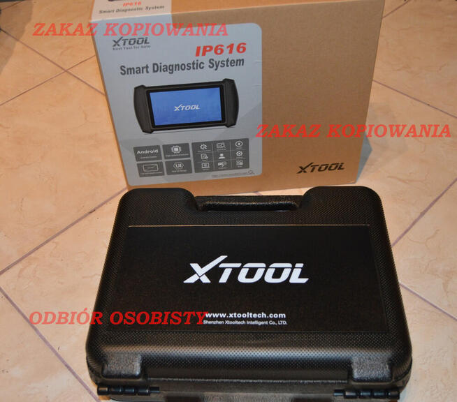 SKANER DIAGNOSTYCZNY XTOOL IP616, FULL SYSTEM DIAGNOSTICS