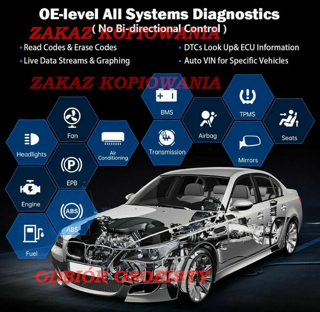 SKANER DIAGNOSTYCZNY XTOOL IP616, FULL SYSTEM DIAGNOSTICS