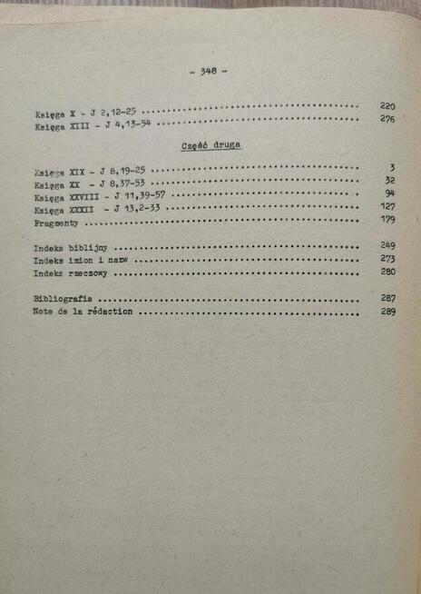 Orygenes 2 tomy komentarz do Ew św Jana