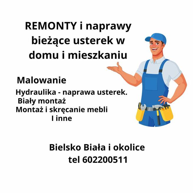 Złota rączka Bielsko Biała, Mazańcowice, okolice