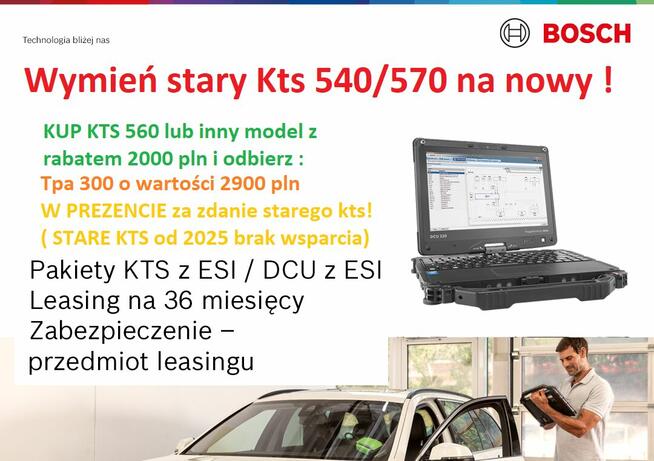 KTS 560 9999 pln brutto + TPA 300 ,wymień starego kts