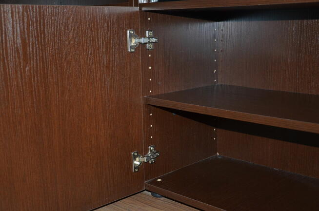 Regał biurowy brązowy 210 x 90 x 36 cm płyta meblowa