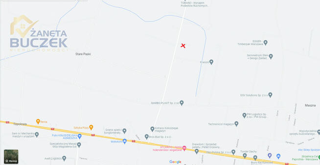 Działka siedliskowa Nowe Gnatowice gm. Teresin,