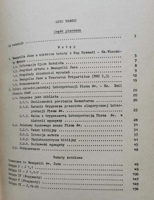 Orygenes 2 tomy komentarz do Ew św Jana