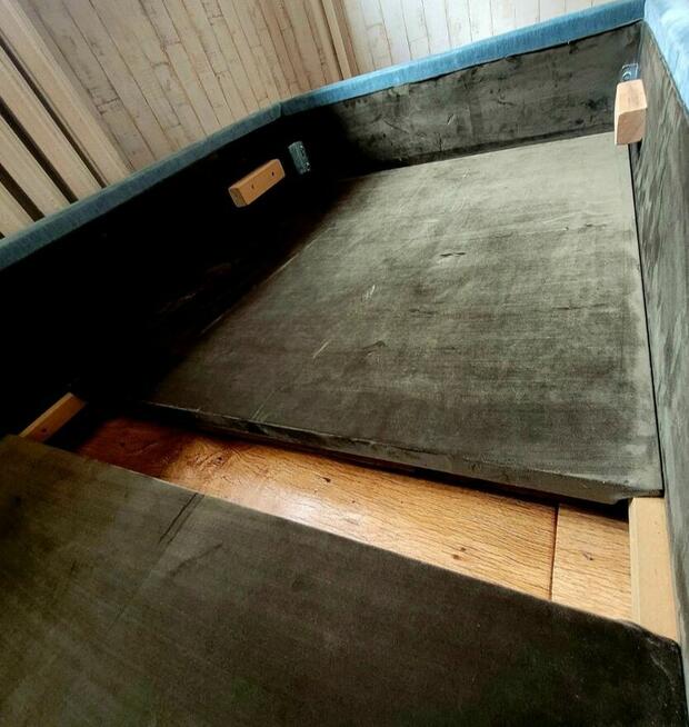 Łóżko tapicerowane z pojemnikiem 90/200