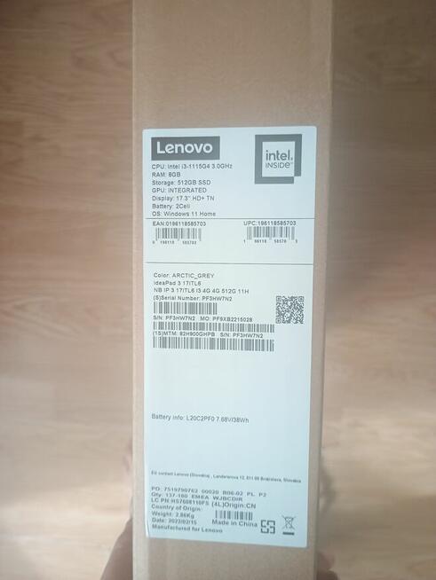 Sprzedam laptopa Lenovo z głośnikami