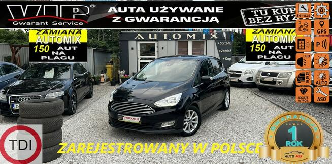 Ford C-Max 1,5 Diesel * LIFT / Full Opcja! Hak*Serwisy *Automat * Navi * Gwanacja