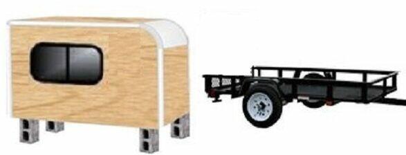 Mini przyczepka campingowa