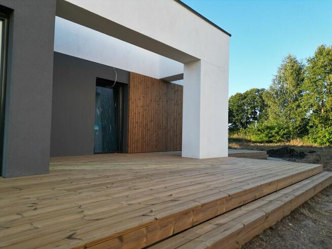 Schody drewniane zewnętrzne wewnętrzne zabiegowe