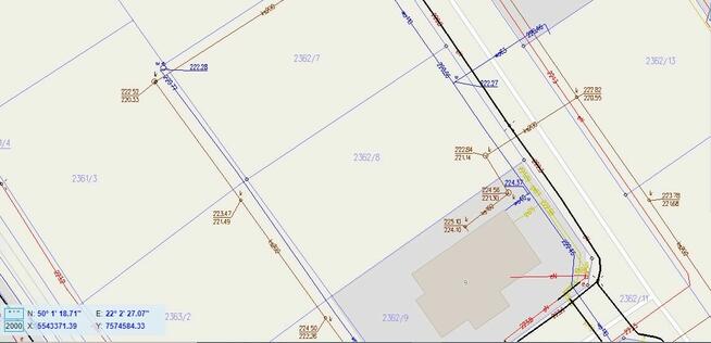 Działka 825 m2. Rzeszów ul. Jasińskiego