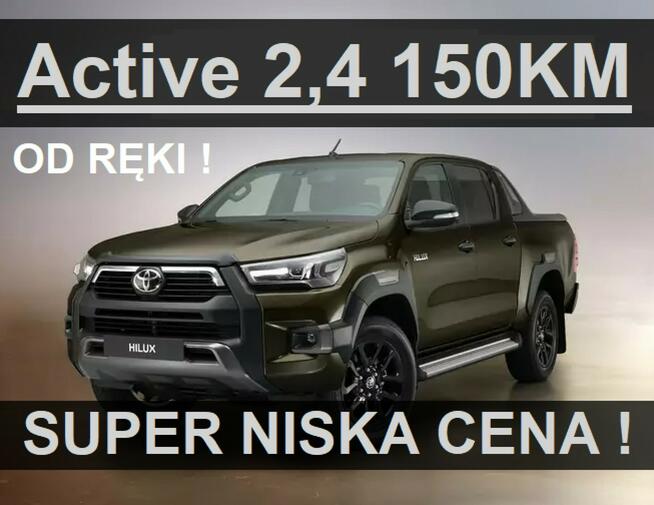 Toyota Hilux 2,4 150KM 4x4 Active Automat  Dostępny od ręki !  Super Cena 2149 zł