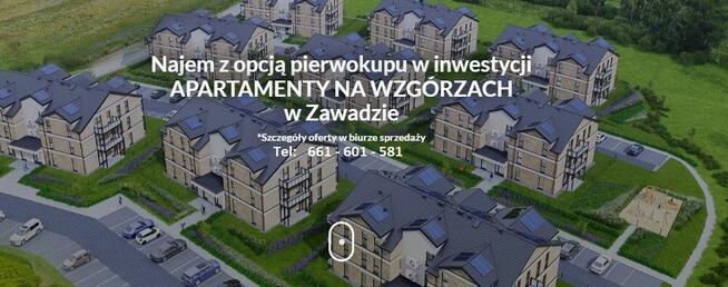 Najem z opcją pierwokupu w inwestycji APARTAMENTY NA WZGÓRZA