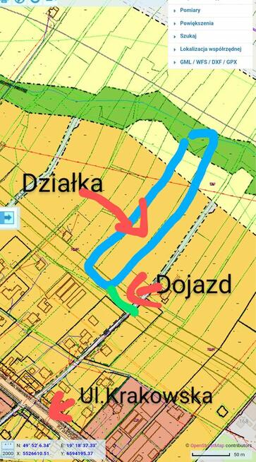 Sprzedam działki budowlano rolne 1,5 hektara