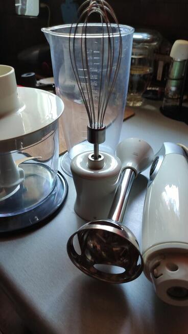 Ręczny blender - zestaw z pojemnikami 300W