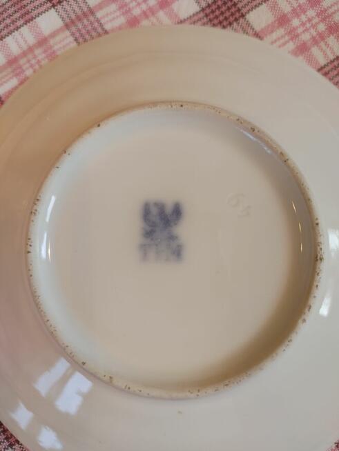 Spodek kolekcjonerski - Tielsch Porzellan Manufaktur ok 1850