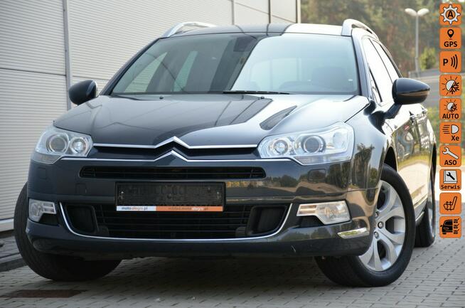 Citroen C5 Opłacony Exclusive 2.0i 16V 140KM Serwis Skóra Navi 2xParktronik Alu