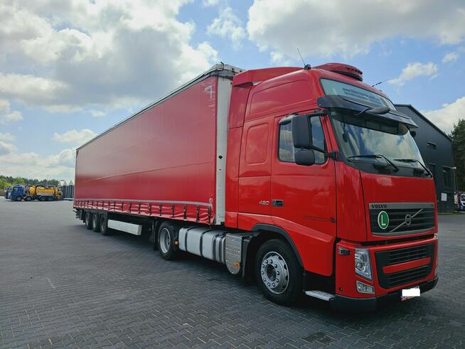 Volvo FH13 XXL 420 EURO 5 2011 r MEGA klima dachowa + KRONE FH13 XXL 420 EURO 5 2011 r MEGA low deck