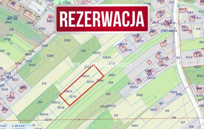 Działka usługowa Wieliczka Czarnochowice, Czarnochowicka