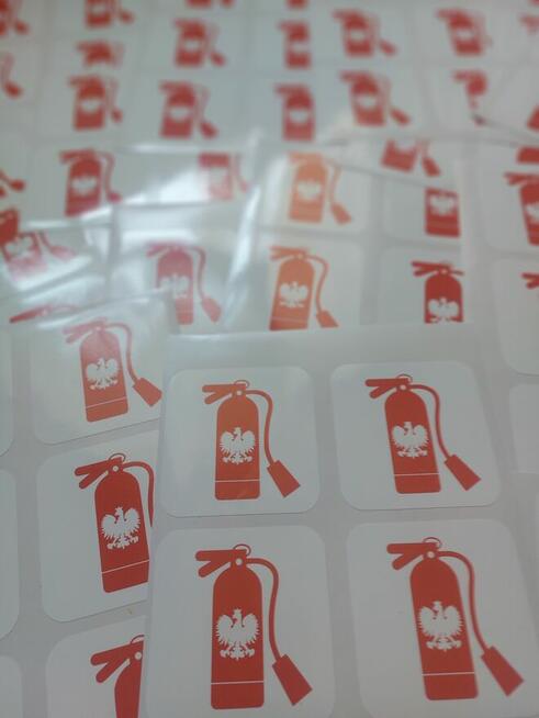 Polska Narodowa Gaśnica - naklejki, wlepki z nadrukiem