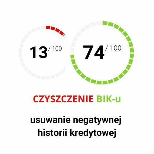 Czyszczenie BIK, naprawa historii kredyt., usuwanie zapytań