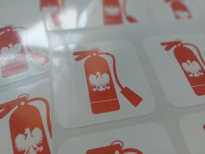 Polska Narodowa Gaśnica - naklejki, wlepki z nadrukiem